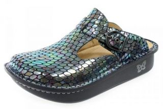 Womens Alegria Classic Clogs Brilliant Snake Print Leather ALG 715