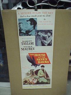 HOUSE OF THE SEVEN HAWKS, orig rolled 14x36 (Robert Taylor)