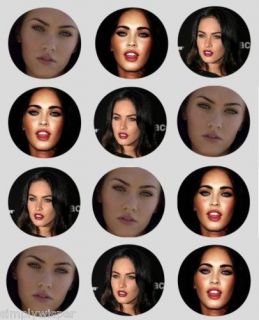 24 x Megan Fox Rice Paper Fairy Cup Cake Toppers