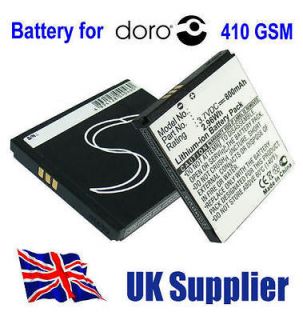 NEW* Battery for Doro PhoneEasy 410 GSM Mobile Phone