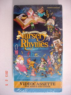 Nursery Rhymes (VHS, 1991) Brand New Sealed 70 Nursery ryhmes on one