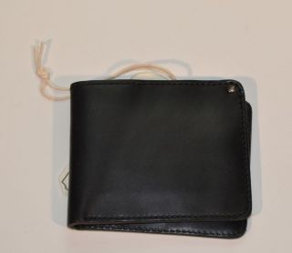 LVC Levis Vintage Clothing Bifold Wallet Black Leather