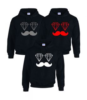 DOPE DIAMOND & MOUSTACHE OBEY YMCMB DRAKE TAYLOR GANG Hoodie Sweater