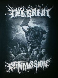 GREAT COMMISSION CONCERT T SHIRT Christian Metal Hardcore Tour SMALL