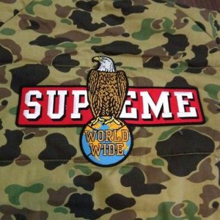 Supreme Mechanics camo down jacket duck camo bape brand new 2012 fw