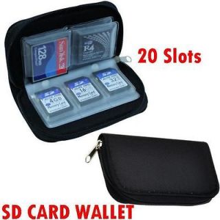Slots SD and CF Card Carrying Storage Pouch Box Case Holder Wallet Bag