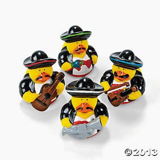 Mariachi FIESTA Mexican SIESTA Rubber Ducks DUCKYS Duckies #123853