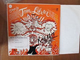 Songs By Tom Lehrer w/ Wild West, Lobachevsky & More Record Album