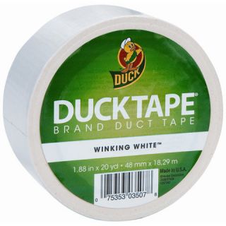 Duck Duct Tape ~ 20 Yards Winking White ~ Make Duct Tape Wallets
