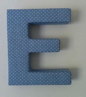Letter E Red Blue Pink Boy Girl Alphabet Fabric Wall Letters Children