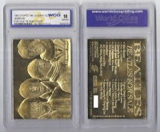 1996 Beatles For Sale Album Cover Gold Card Mint Gift