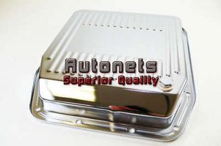 Ford 1980 91 AOD Transmission Oil Pan Chrome Steel Stock Capacity Hot
