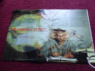 2008 Magazine Article THE ADDERALL EFFECT by Frank Owen w/ James