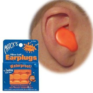 Waterproof Reusable Swimming Ear Plugs silicon 6pr KIDS