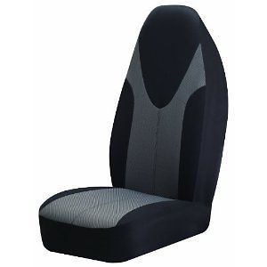 BRAXTON BUCKET SEAT COVERS BLACK (PAIR) SAFE FOR SEAT AIRBAGS SPORTY