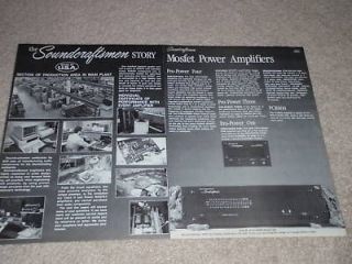 Soundcraftsmen Pro Power Four Ad, 1988,Specs,Art icles