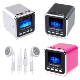 Portable Mini Speaker Micro SD TF Stereo Music Player USB FM Radio PC