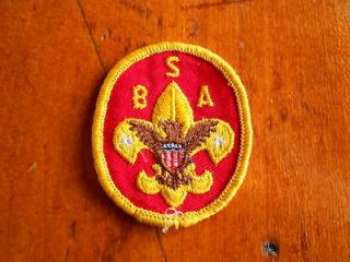 Vintage Boy Scout patch BSA fleur de lis with eagle