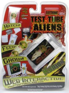 Electronic Test Tube Aliens   Kurion   Web Interactive Pet Toy Gadget