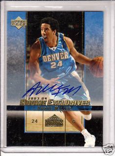 03 04 Rookie Exclusive Andre Miller Auto. TRAILBLAZERS