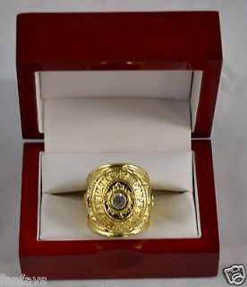 TORONTO MAPLE LEAFS STANLEY CUP CHAMPIONSHIP 18K GOLD PLATED FAN RING