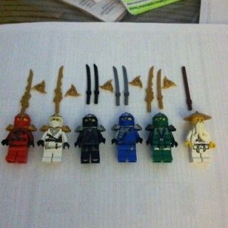 Lego Ninjago Mini Figures Kai ZX, Cole ZX, Jay ZX, Zane ZX, Lloyd ZX