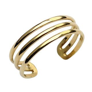 10K Solid GOLD Adjustable Toering Toe Ring Body Jewelry