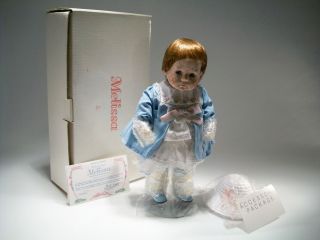 Mint Porcelain Doll Named Melissa Easter 1st Issue Elke Hutchens