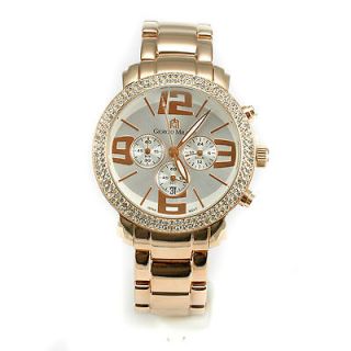 Milano 766RGLSL Cream Dial Rose Gold Stainless Steel Womens Watch