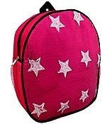 New Black Sequined Dance Cheer Star Backpack Bag Adorable Style Petite