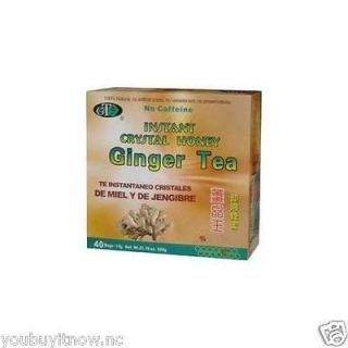 Instant Crystal Honey Ginger Tea 40 packets