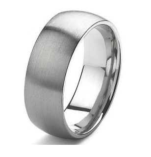 Mens Wedding Engagement Ring Band Stainless Steel Sizes 7 16 including
