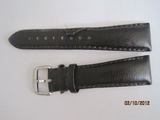 Esquire Swiss Dark Brown Genuine Leather 23mm Stainless Buckle Watch