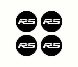 Chevy RS rim wheel center cap Overlay Vinyl Decals v8 v6 5.7 5.0