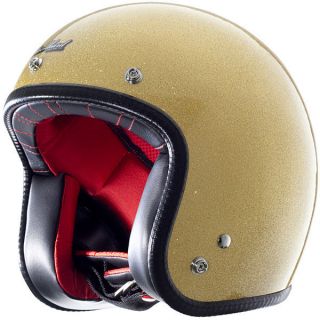 Rockhard American Custom 500 Helmet Gold Flake XL