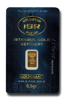 Newly listed 0.5 Gram 9999 24K GOLD Premium Bullion Bar Ingot with