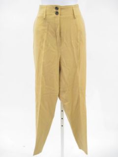 CRISCA Mustard Wool Tapered Pants Slacks Trousers Sz 38