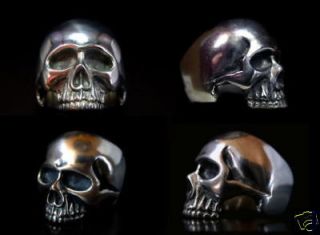 Keith Richards Skull Ring  Sterling silver  ROLLING STONES  Made in
