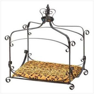 Royal Splendor Wrought Iron Frame Pet Bed