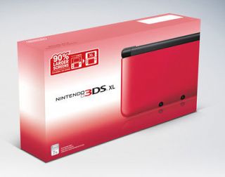 Nintendo 3DS XL Handheld Gaming System   Red