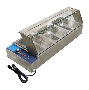 Four Well Commercial Kitchen 46 Bain Marie Food Warmer New