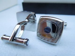 CUFFLINKS MONTBLANC CONTEMPORARY COLLECTION SQUARE STEEL / PVD