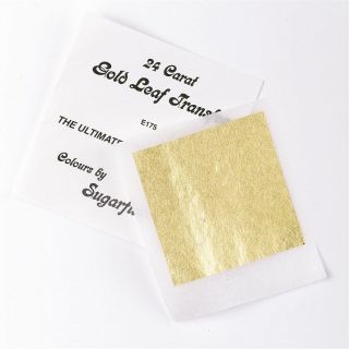 Sugarflair 24 Carat Edible Gold Leaf Sheet ~ Cake Decorating