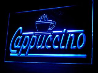 110029B NICE Cappuccino Coffee Shop Cafe Display LED Light Sign