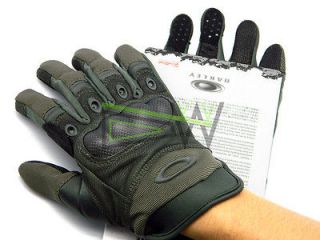 100% Authentic Oakley Factory Pilot Glove W/Leather Palm Foliage Green