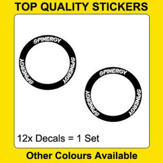 Spinergy Carbon Bike/Cycling/C ycle/Push Bike Wheel Decal Sticker Kit