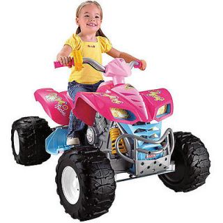 Fisher Price Power Wheels Pink Barbie KFX 12 Volt Battery Powered Ride
