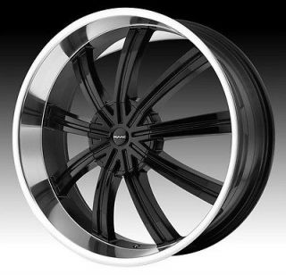 22 inch kmc black wheels rims BLANK 22x9.5 +15 special drilled 5&6 lug