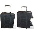 Large Jewelry Box Carry Case w/ Wheels Salesman Carring Travel