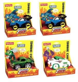 Shake n Go DC Super Friends Green Lantern Batman Joker Vehicles Case